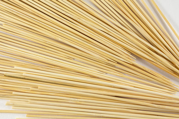 Background of bamboo skewers