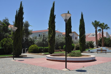 Obraz premium The beautiful Agios Athanasios Park Limassol (Cyprus)