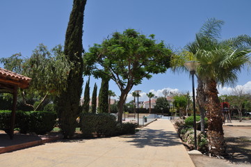 Fototapeta premium The beautiful Agios Athanasios Park Limassol (Cyprus)
