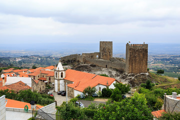 Fototapeta na wymiar Historic Village and Castle