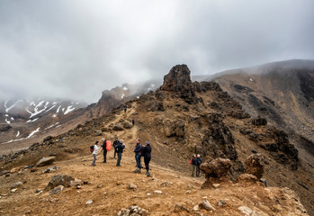 Tongariro Alpine Crossing one-day hike - New Zealand, NZ