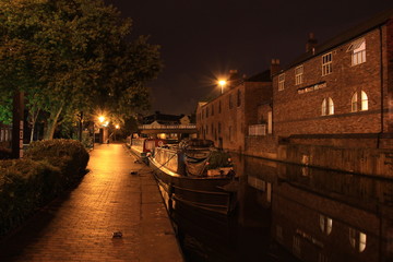 Old city at night