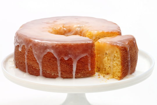 Cornmeal Cake With Sugar Syrup