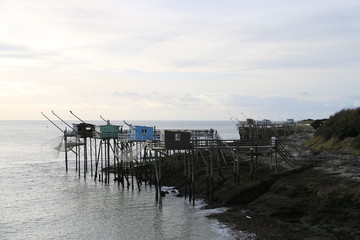 Fototapeta premium 'Carrelet' - Fishing Hut