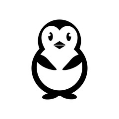 Penguin. Vector icon, flat style - Vector