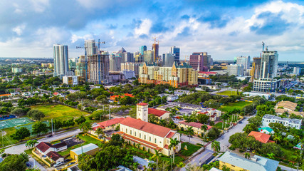 Fort Lauderdale, Florida, USA Skyline Aerial