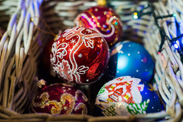 christmas red balls