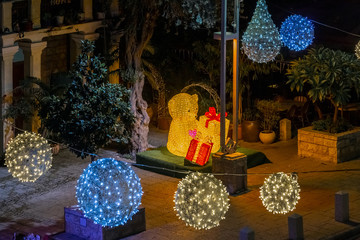 Haifa Christmas decorations