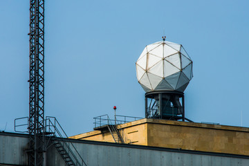 Radar antenna in Tempelhof Airport in Berlin