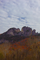 Seneca Rocks in Autumn, West Virginia