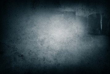Blue textured concrete wall background