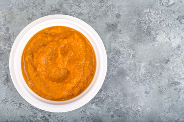 Vegetable paste, caviar from chopped vegetables