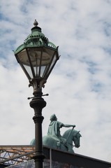 Lamp in the Sky and Sculpture