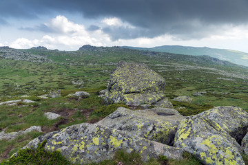 Landscape of Vitosha Mountain from Cherni Vrah Peak, Sofia City Region, Bulgaria