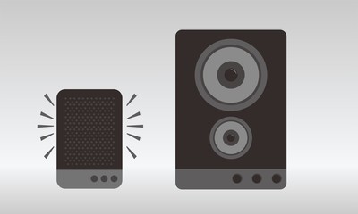 Isolated spekaer vector