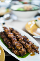 delicious Filipino pork barbecue 