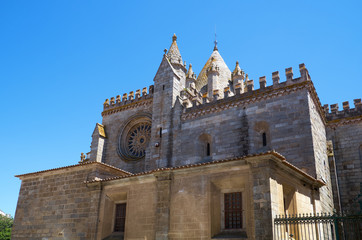 Fototapeta na wymiar Cathedral of Evora (Se de Evora). Evora. Portugal.