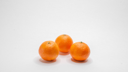 Oranges Isolated on White