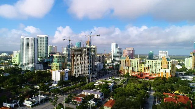 Fort Lauderdale Florida FL Skyline Aerial