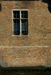 medieval architecture in Bruges, Belgium