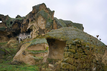 The Phrygian King Midas monument named Yazilikaya at Eskişehir, Turkey                             