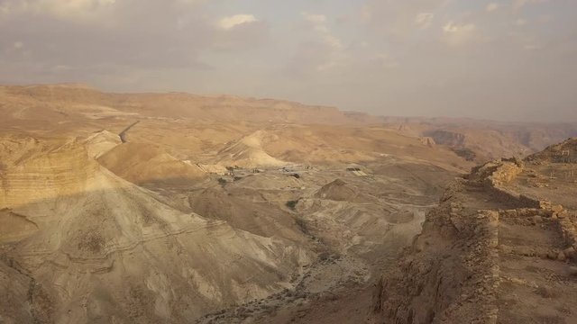View from the masada fortress walls