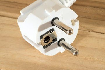 Nahaufnahme von einem Stromstecker