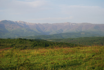 View of Berkovitsa citi, Bulgaria
