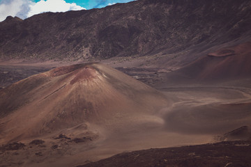 Naklejka premium Crater at Haleakala National Park 