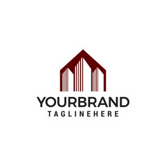 city building logo template design