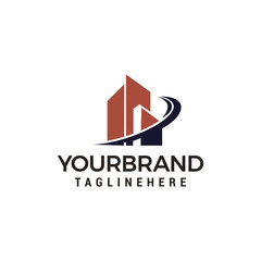 city building logo template design