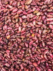 Red dry beans, background, texture