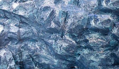 artificial ice stone texture from foam beat