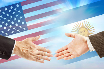 Friendship and cooperation between United States and Argentina. International policy and diplomacy