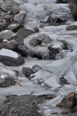 Ghiaccio sul ruscello