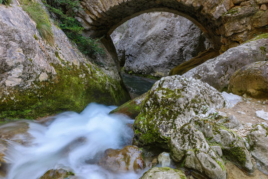 Puron River Gorge, Alava, Spain
