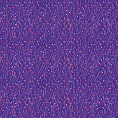 purple seamless pattern with abstract decor