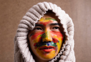 face of the face of a man