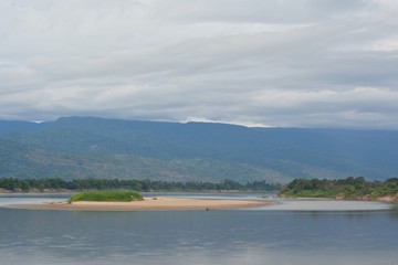 Paradise Beach/Sand beach in the river