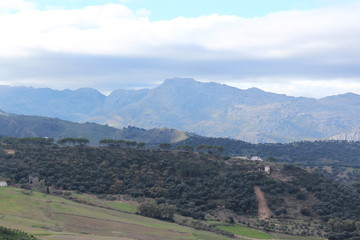 panoramic view of mountains