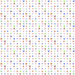 Abstract seamless pattern background with multi-colored varied triangles.