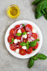 Italian caprese salad