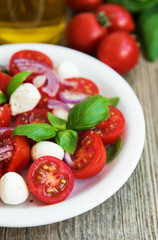 Italian caprese salad