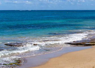 A beautiful beach on a carbbean island