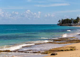 A beautiful beach in San Juan Puerto Rico