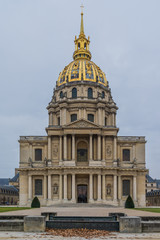 Fototapeta na wymiar Invalides in Paris France