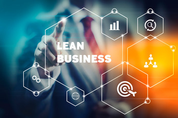 Agile and lean business management concept image, team and company development strategy - 241210163