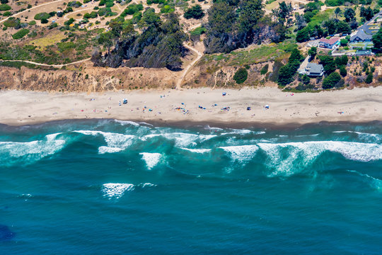 California Coast Near the City of Aptos