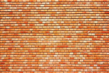 texture of orange brick wall