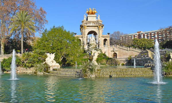  Parque de la Ciutadella en Barcelona.